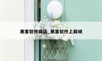 黑客软件商店_黑客软件上商城