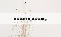 黑客网络下载_黑客网络lsp