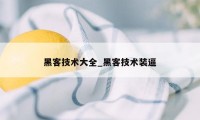 黑客技术大全_黑客技术装逼