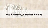 灰原哀会被抓吗_灰原哀会黑客技术吗