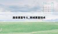 西安黑客牛人_韩城黑客技术