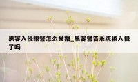 黑客入侵报警怎么受案_黑客警告系统被入侵了吗