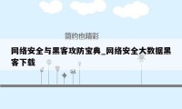 网络安全与黑客攻防宝典_网络安全大数据黑客下载