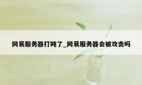 网易服务器打盹了_网易服务器会被攻击吗