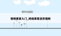 视频黑客入门_网络黑客混剪视频